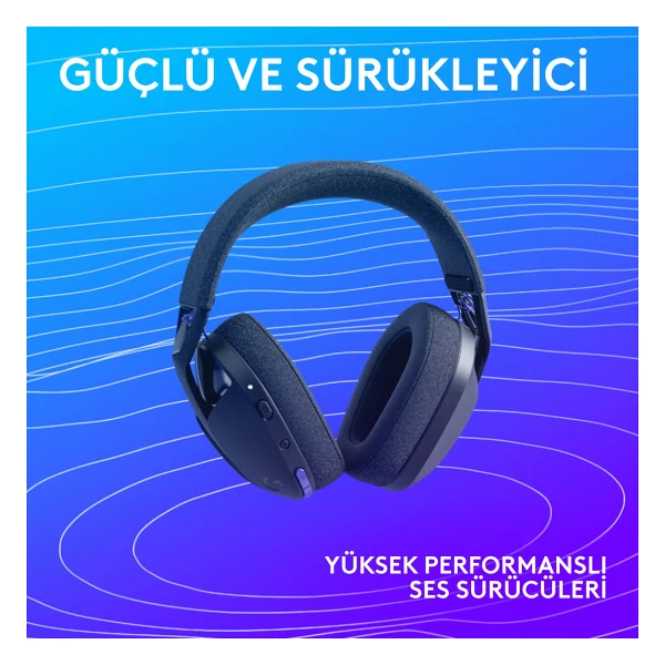 Logitech G321 Lightspeed Kablosuz Kulak Üstü Oyuncu Kulaklığı - Görsel 4