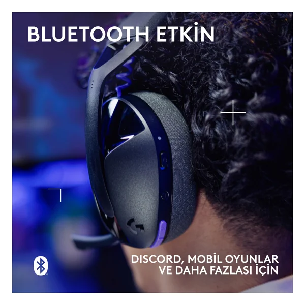 Logitech G321 Lightspeed Kablosuz Kulak Üstü Oyuncu Kulaklığı - Görsel 6
