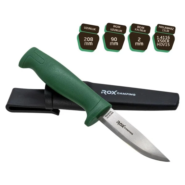 Rox Camping Bushcraft Eco Kamp Bıçağı - Görsel 8