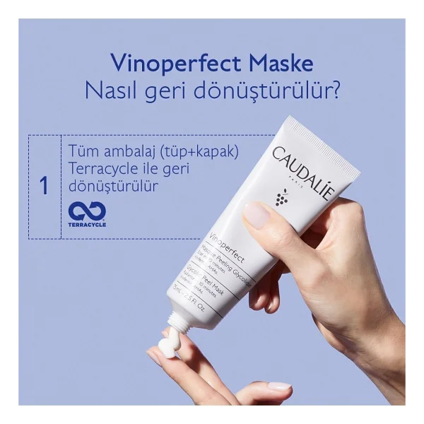 Caudalie Vinoperfect Glycolic Peel Mask 75 Ml Aydınlatıcı Bakım Maskesi - Görsel 8