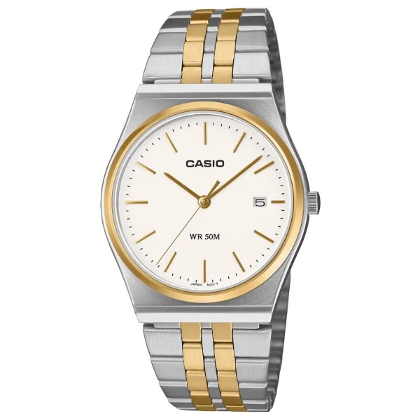 Casio Standart Mtp-B145sg-7avdf Gümüş-Beyaz Erkek Kol Saati - Görsel 4