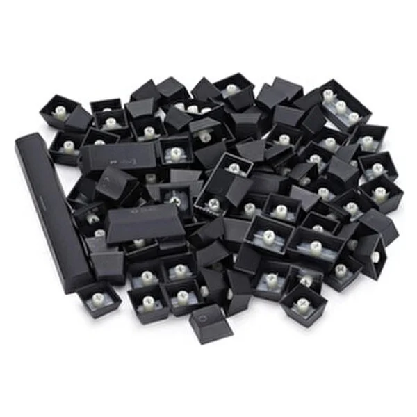 Spelt 108 Tuş Universal Mekanik Klavye Tuş Takımı Kapağı Keycap Siyah Us Layout İngilizce Dizilim - Görsel 8