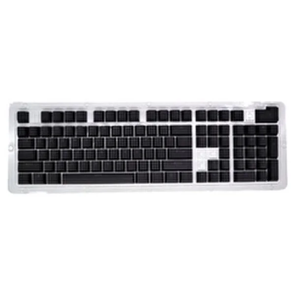 Spelt 108 Tuş Universal Mekanik Klavye Tuş Takımı Kapağı Keycap Siyah Us Layout İngilizce Dizilim - Görsel 5