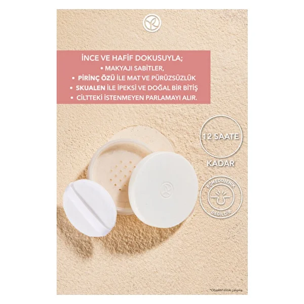 Yves Rocher 8.5 Gr Sabitleyici Transparan Pudra - Görsel 2