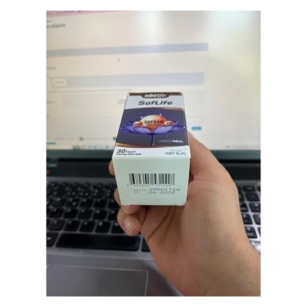 Store Fullf Nbt Life Saflife Kapsül, 30 Adet, Safran Ekstresi ve B6 Vitamini Içeren Takviye - -- - Görsel 3
