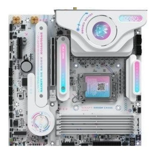 Maxsun iCraft B860M Cross Pro Wi-Fi Intel LGA1851 DDR5 Micro ATX Anakart - Görsel 4