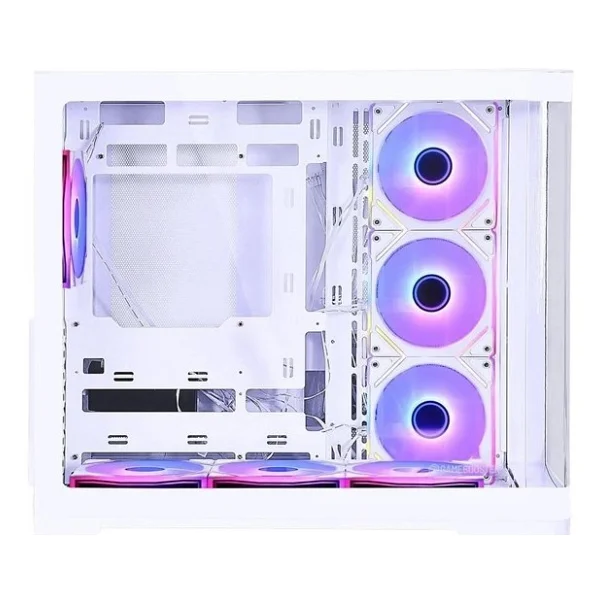 Gamebooster GB-G2852w Argb Fanlı Beyaz Atx Oyuncu Kasası - Görsel 8