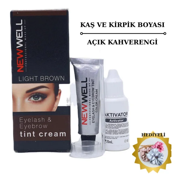 Madame Candy Kaş Ve Kirpik Boyası Açık Kahve Kirpik Lifting Boyası 15ml - Görsel 3