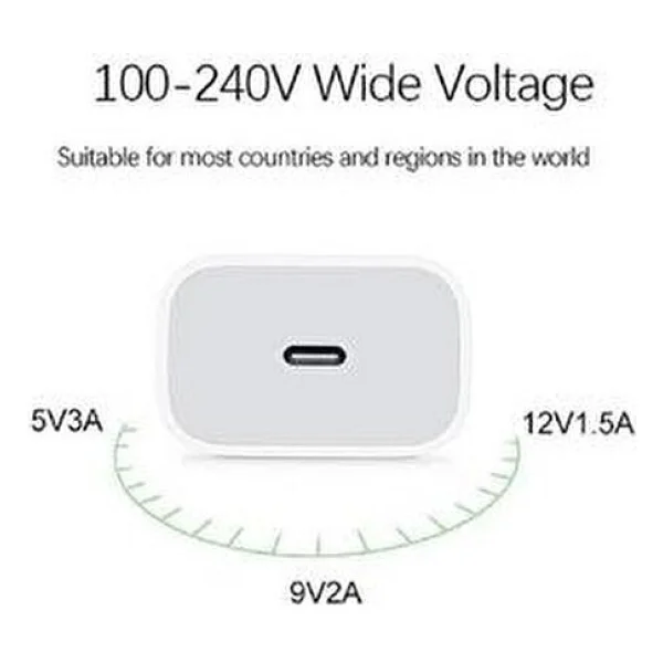Apple 20 W Type-C Şarj Adaptörü Mhje3tu/A - Görsel 6
