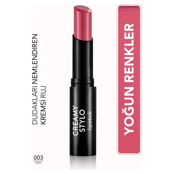 Flormar Creamy Stylo 03 Rosy Stick Ruj - Görsel 2