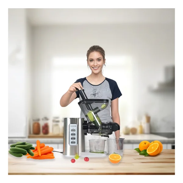 Yasomi Js3108 Slow Juicer Katı Meyve Sıkacağı - Görsel 4