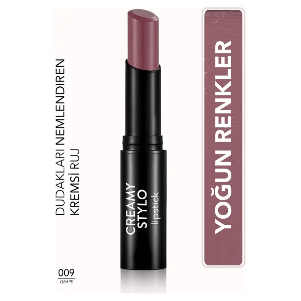 Flormar Creamy Stylo 09 Grape Stick Ruj - Görsel 2