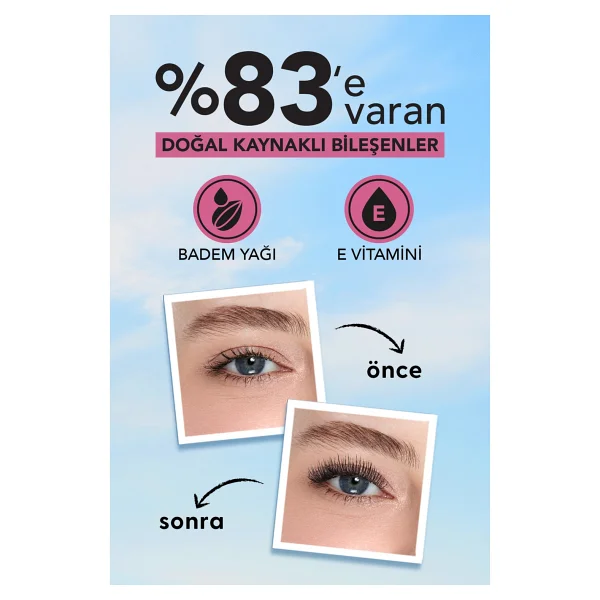 Flormar Longer Than Ever Uzun Görünüm Veren Siyah Maskara - Görsel 5