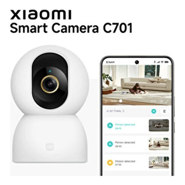 Xiaomi Smart Camera C701 8 Mp 360 Derece 4K Gece Görüşlü Ip Wi-Fi Güvenlik Kamerası - Görsel 2