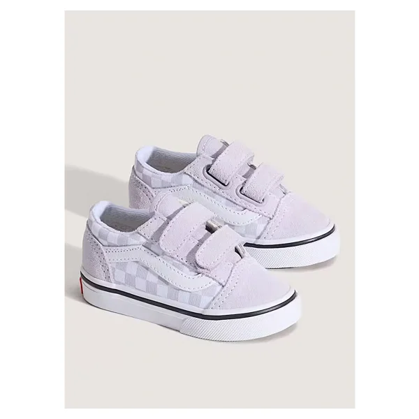 Vans Old Skool V Vn000ctgemy1 Pudra Damalı Bebek Sneaker - Görsel 2