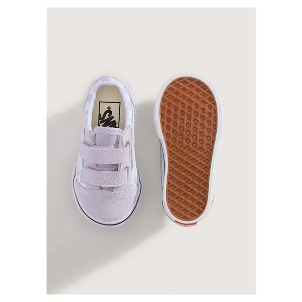Vans Old Skool V Vn000ctgemy1 Pudra Damalı Bebek Sneaker - Görsel 3