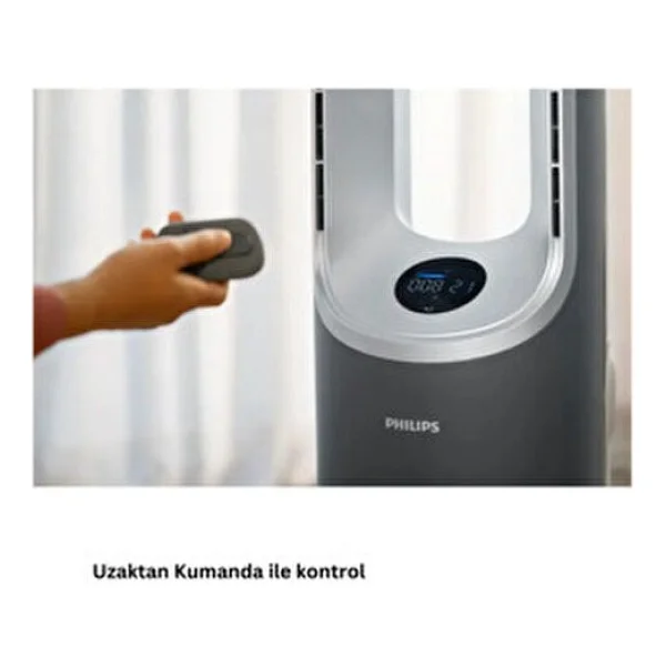 Philips Phılıp 3'ü 1 Arada Hava Temizleyici, Fan Ve Isıtıcı, Uzaktan Bağlantı - Gri - Görsel 8