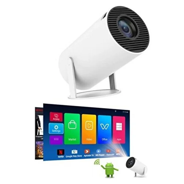 Torima Hy300 Pro 120 Lümen Full HD Android Taşınabilir Projeksiyon Cihazı - Görsel 4