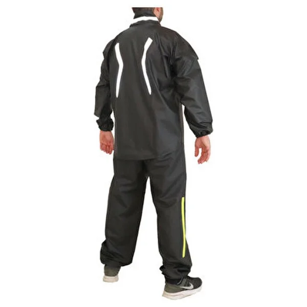 Go Out Motorcu Yağmurluk Max, (Reflektörlü) %100 Su Geçirmez Pvc Kumaş Ve Fermuar Tübitak Onaylı - Görsel 2