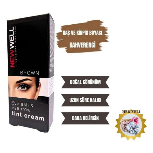 Madame Candy Kaş Ve Kirpik Boyası Açık Kahve Kirpik Lifting Boyası 15ml - Görsel 4