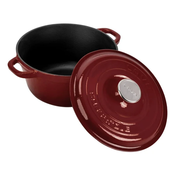 Lava New Heritage Yuvarlak Bordo 26 Cm Döküm Tencere - Görsel 2