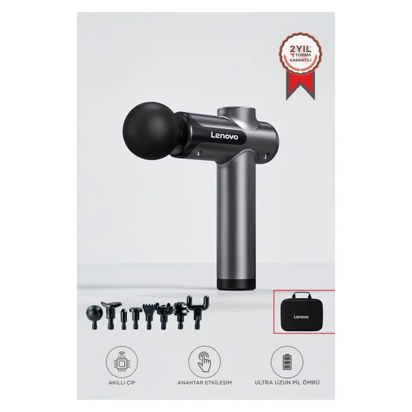 Lenovo N3 Gri Masaj Tabancası - Görsel 8