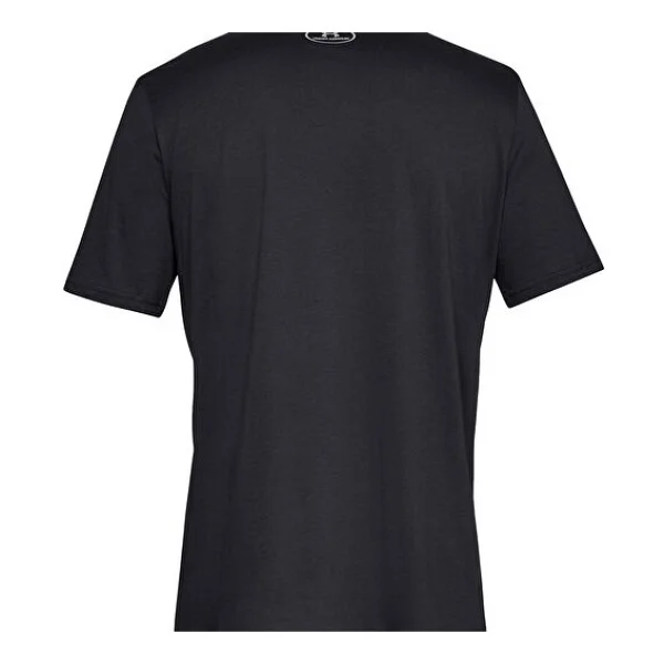 Under Armour Sportstyle Left Chest 1326799-001 Siyah Kısa Kollu Bisiklet Yaka Erkek Tişört - Görsel 6