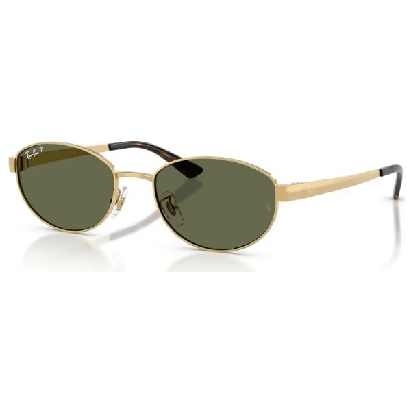 Ray-Ban 3774d 001/9a Arista Gold-Green Polarize Güneş Gözlüğü - Görsel 9