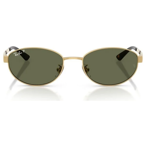 Ray-Ban 3774d 001/9a Arista Gold-Green Polarize Güneş Gözlüğü - Görsel 2