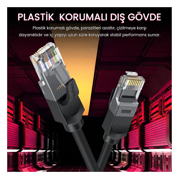 Veggieg V-E654 Utp 3 M Cat6 Patch Kablo - Görsel 6