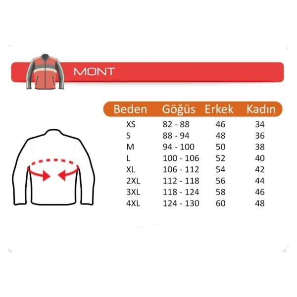 Prosev Ce3304 Erkek Siyah 4 Mevsim Motosiklet Montu - Görsel 3