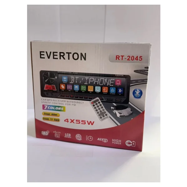 BLOMSTER Everton Rt-2045 LCD Ekran 7'renk Bluetooth 4x55watt Oto teyip - Görsel 2