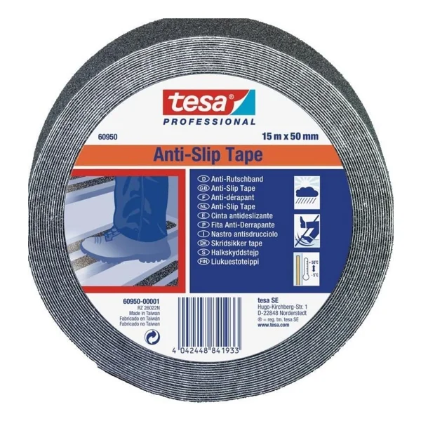 Tesa Merdiven Kaydırmaz Bant Siyah 50mm X 15 Metre - Görsel 2
