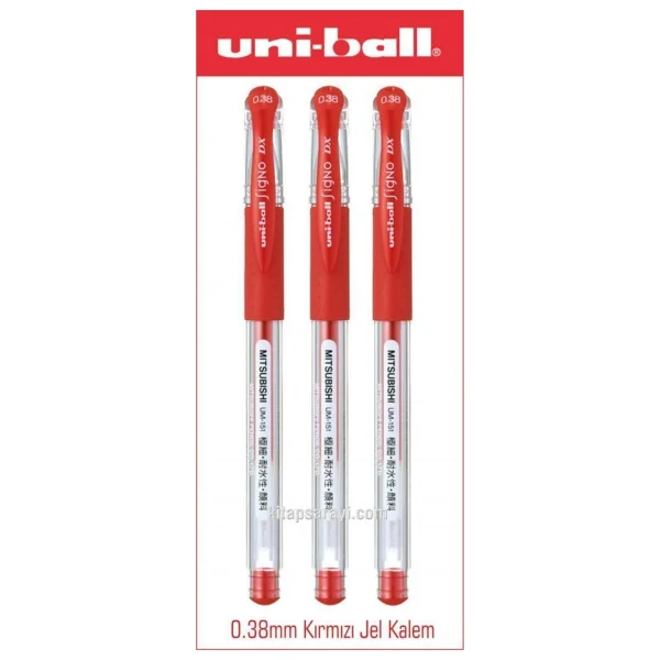 Uniball Signo Dx 0.38 Mm Jel Kalem Seti 3 Adet Um-151 - Görsel 2
