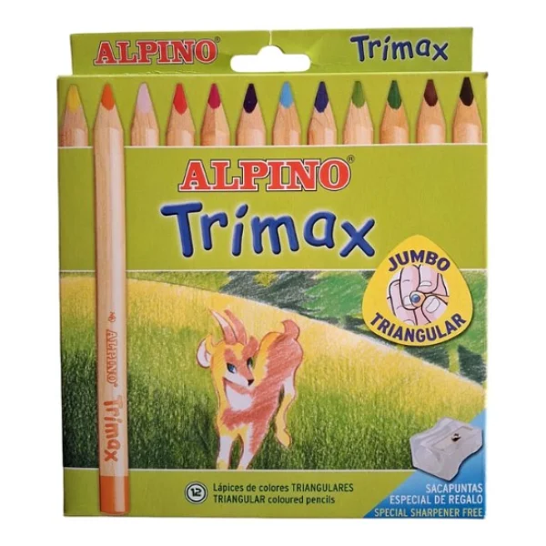 Alpino Trimax 12'li Jumbo Kuru Boya Seti - Görsel 5