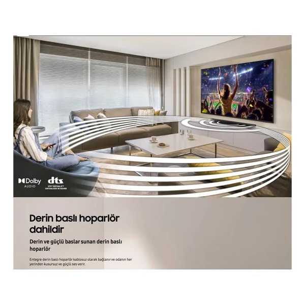 Samsung Bass-Dolby Audio / Dts Virtual:X Optik-USB-Bluetooth TV-Telefon Bağlantı 300w Ev Sinema Sistemi - Görsel 4