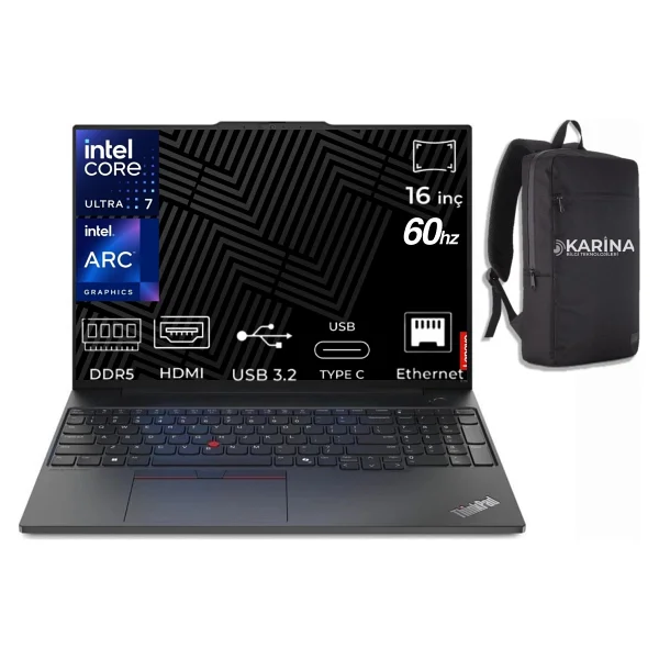 Lenovo ThinkPad E16 Gen 3 21SR006RTX Ultra 7 255H 16 GB 2 TB SSD Arc 140T 16