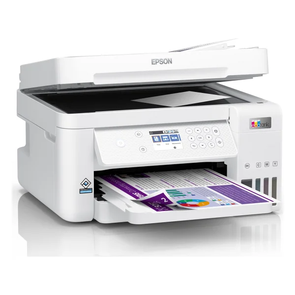 Epson Ecotank L6376 Wi-Fi + Tarayıcı + Fotokopi Renkli Çok Fonksiyonlu Tanklı Mürekkep Püskürtmeli Yazıcı - Görsel 8