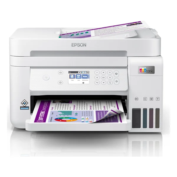 Epson Ecotank L6376 Wi-Fi + Tarayıcı + Fotokopi Renkli Çok Fonksiyonlu Tanklı Mürekkep Püskürtmeli Yazıcı - Görsel 9