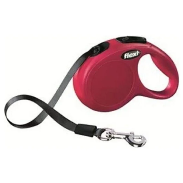 Flexi New Classic 5 m Şerit Large Kırmızı Otomatik Köpek Tasması - Görsel 9
