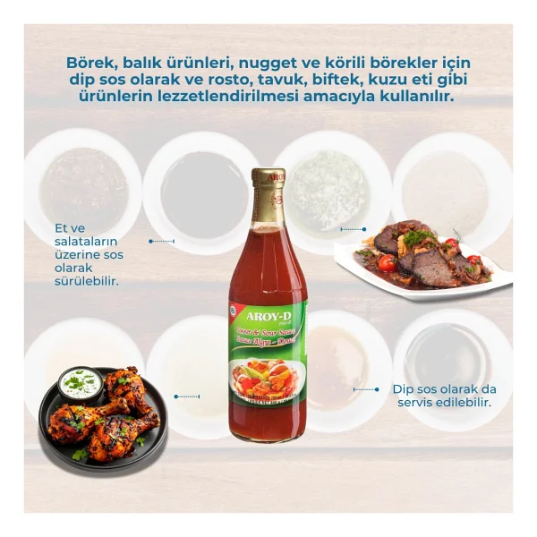 Aroy-D Tatlı Ekşi Sos 840 Gr - Görsel 4