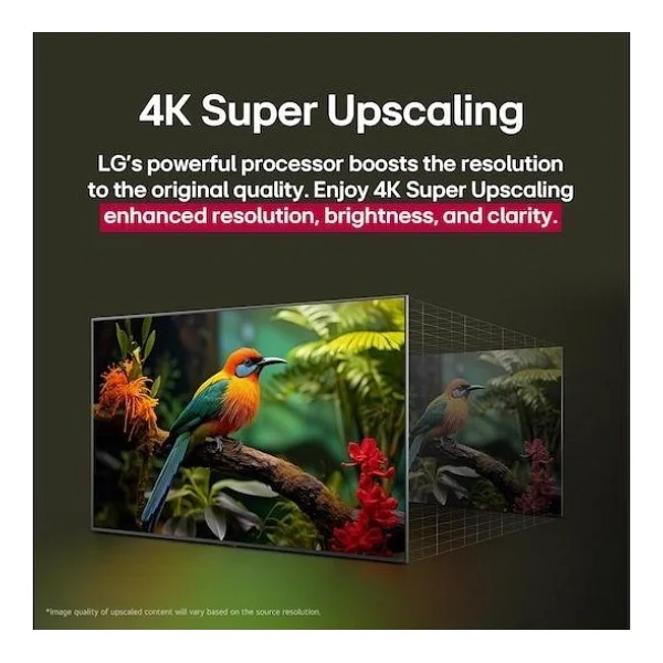 Lg 55ua84006lb 4K Ultra HD 55" 140 Ekran Uydu Alıcılı Webos Smart LED TV - Görsel 4