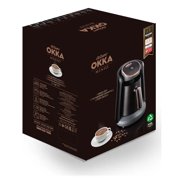 Arzum Okka Minio Ok004-54 Sorgül Buğdayı Türk Kahve Makinesi - Görsel 10