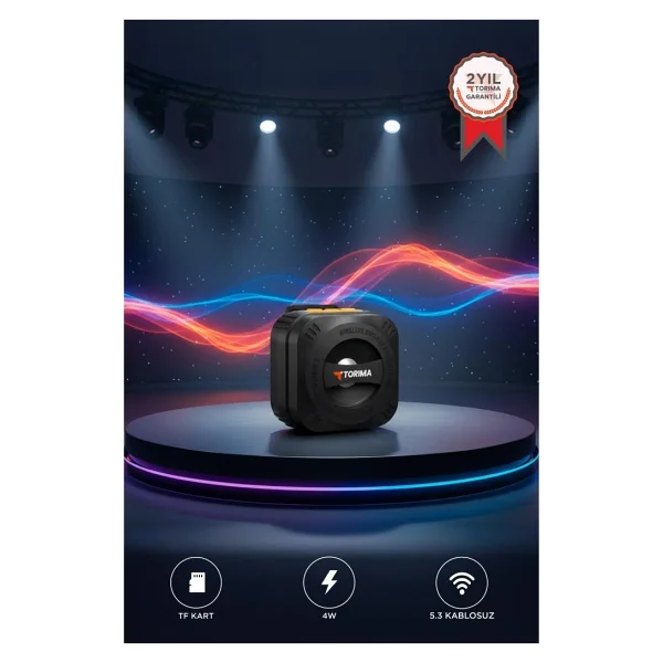 Torima D79 Siyah Bluetooth Hoparlör - Görsel 5