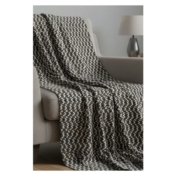 Mulberry Desenli Polar Battaniye Çift Kişilik 195X215 cm - 195 x 215 cm - Görsel 6