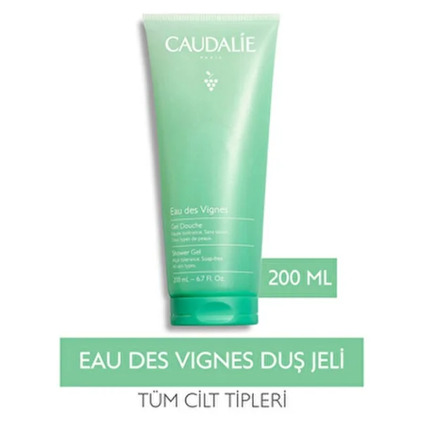 Caudalie Eau Des Vignes Shower Gel 200 Ml Bergamot Aromalı Duş Jeli - Görsel 3