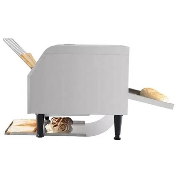 Vosco Vkb-300 Konveyörlü Ekmek Kızartma Makinesi / Endüstriyel Conveyor Toaster / 450 Dilim/Saat - Gri - Görsel 4