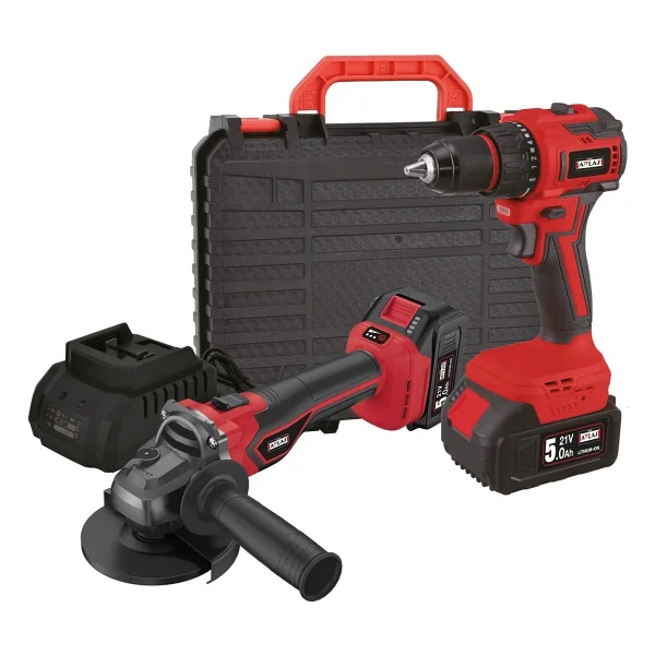 Attlas Atbl 21 2'li Kömürsüz Set Akülü Darbeli Matkap + Taşlama A0104099 - Görsel 2