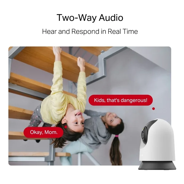 Mercusys Mc210 2k 3 Mp 360 Derece Bebek Gece Görüşlü Ip Wi-Fi Güvenlik Kamerası - Görsel 7