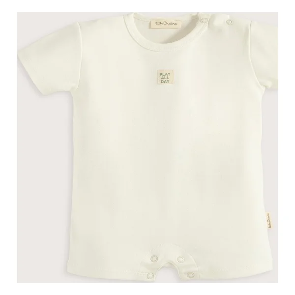 Chakra Cute Cırcus 2'li Tulum Set Ekru/Baskılı - Görsel 2